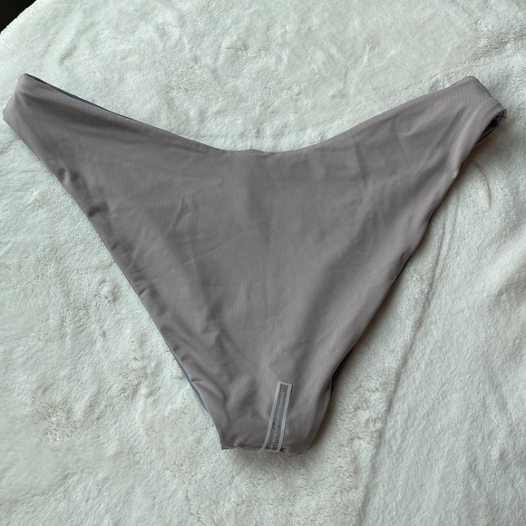 New! Free People x Kya Stella reversible bikini bottom gray 19062 - Picture 5 of 9